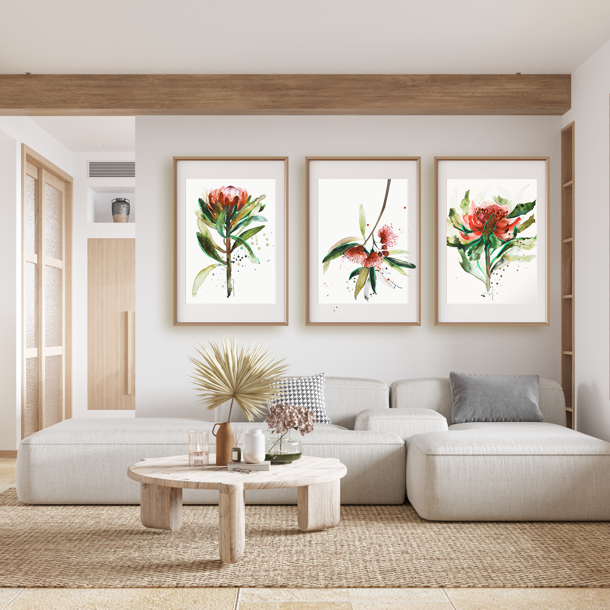 Australian Native Flora (Set of 3) :