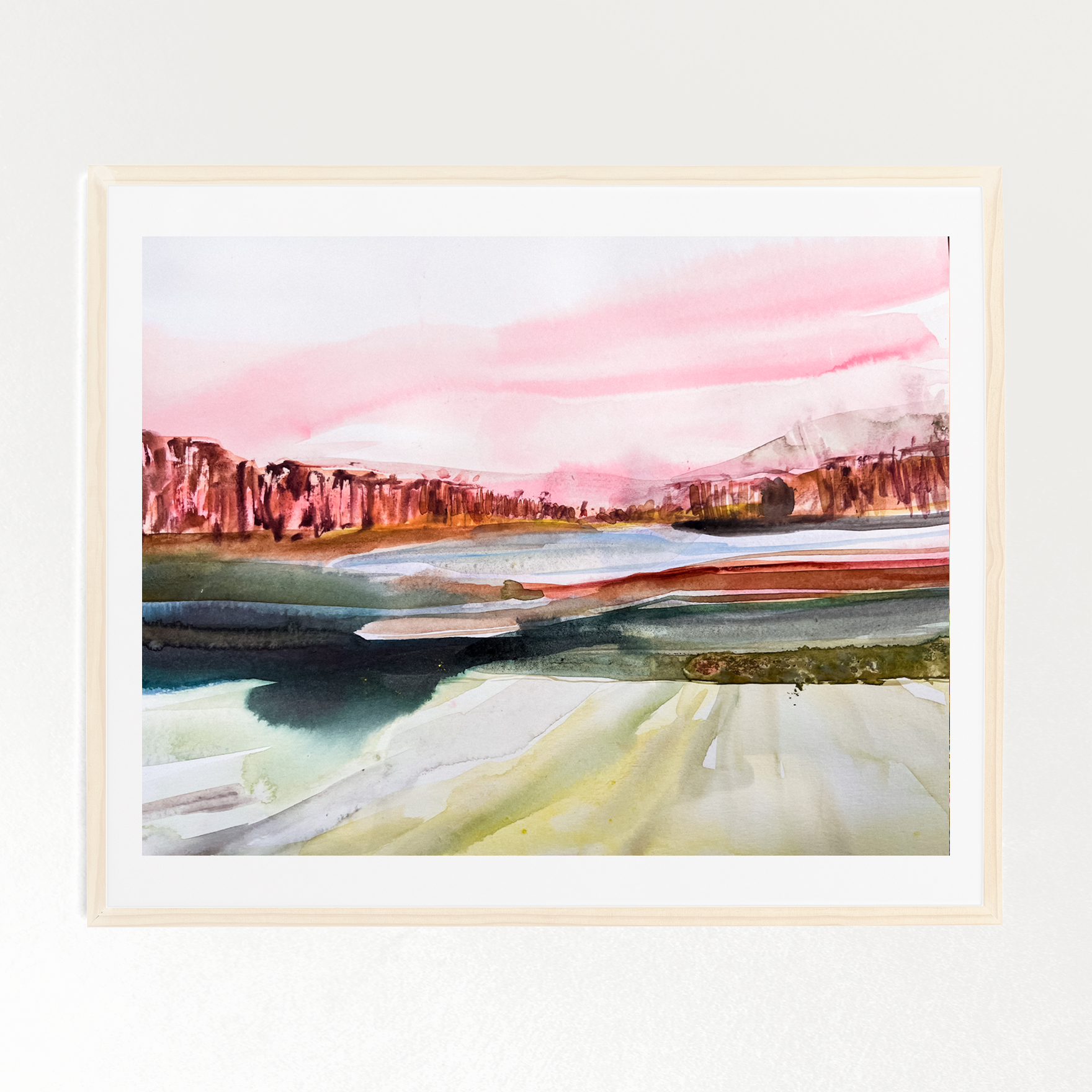 Copy of "Still Waters" | Nature Inspired landscape watercolor fine art print