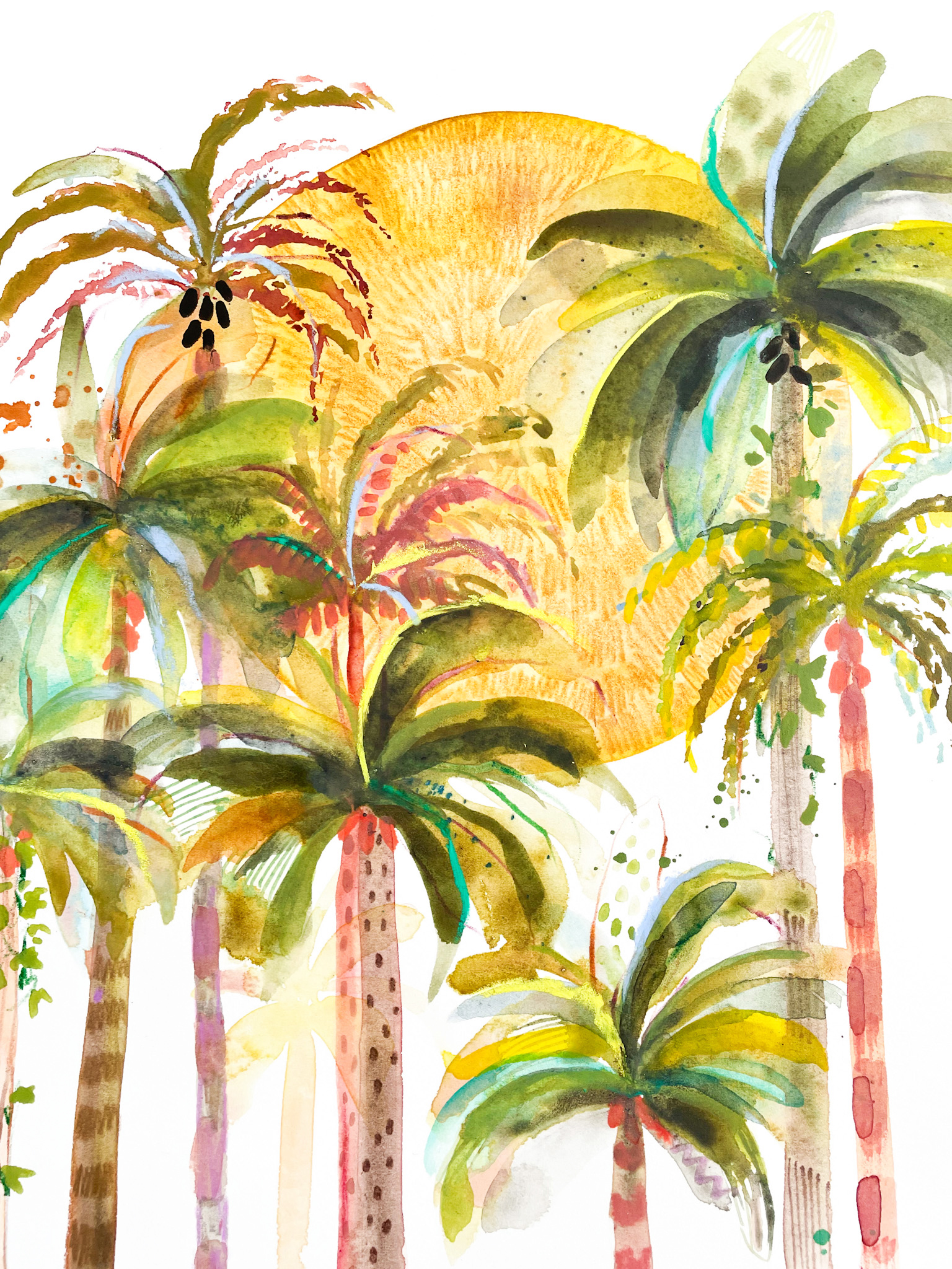 Tropical Sunny Day Fine art Print